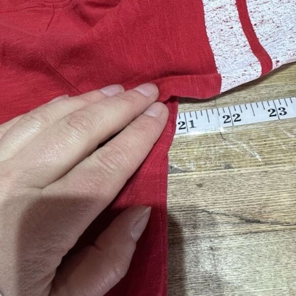 Champion Red Cornell 1865 V-Neck Sweater Size Small unisex - Picture 9 of 10